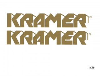 Kramer Guitar Decal #36